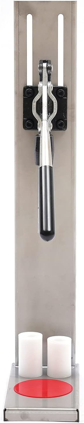 Tapón de botella de vino a presión manual de acero inoxidable, tapón manual de corcho para botella de vino, herramienta de tope de inserción, 2