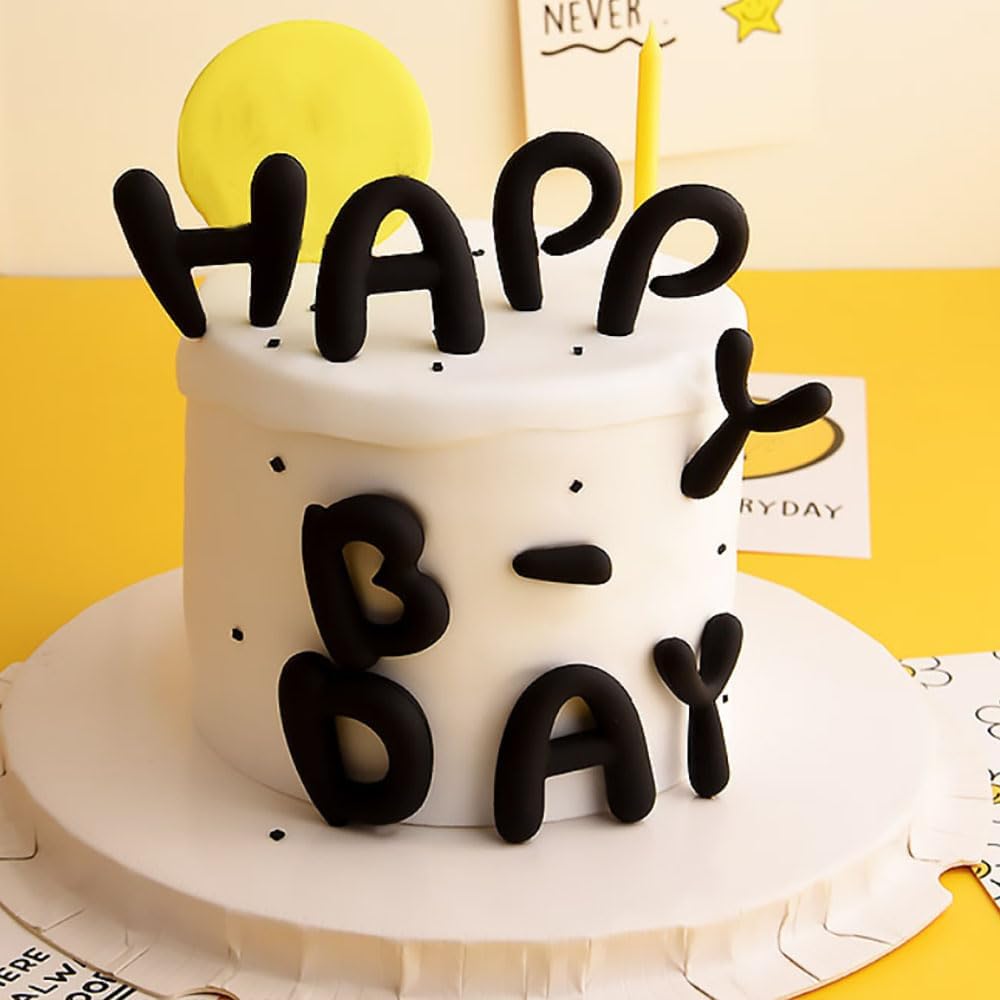 Decoración para tartas de cumpleaños de color caramelo para niñas, decoración de pastel de feliz cumpleaños, decoración de pastel de cumpleaños para