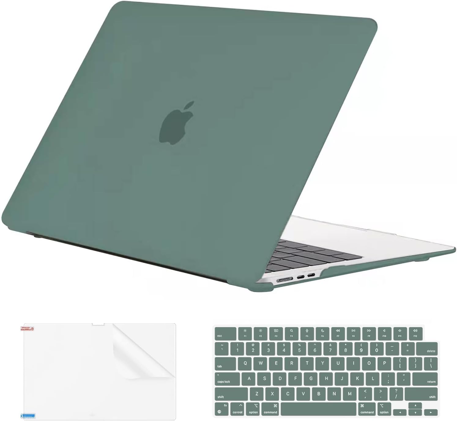 EooCoo Funda compatible con MacBook Air de 15 pulgadas versión 2024 2023, pantalla de retina líquida con chip A2941 M2 y Touch ID, carcasa rígida de