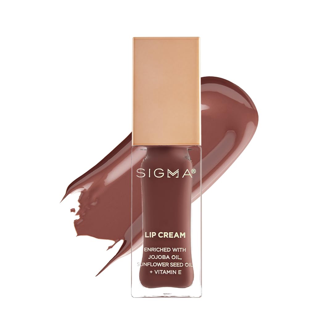 Sigma Beauty Crema de labios  Crema de labios líquida profesional con una fórmula ultrahidratante y un acabado cremoso y lustroso  Crema labial de