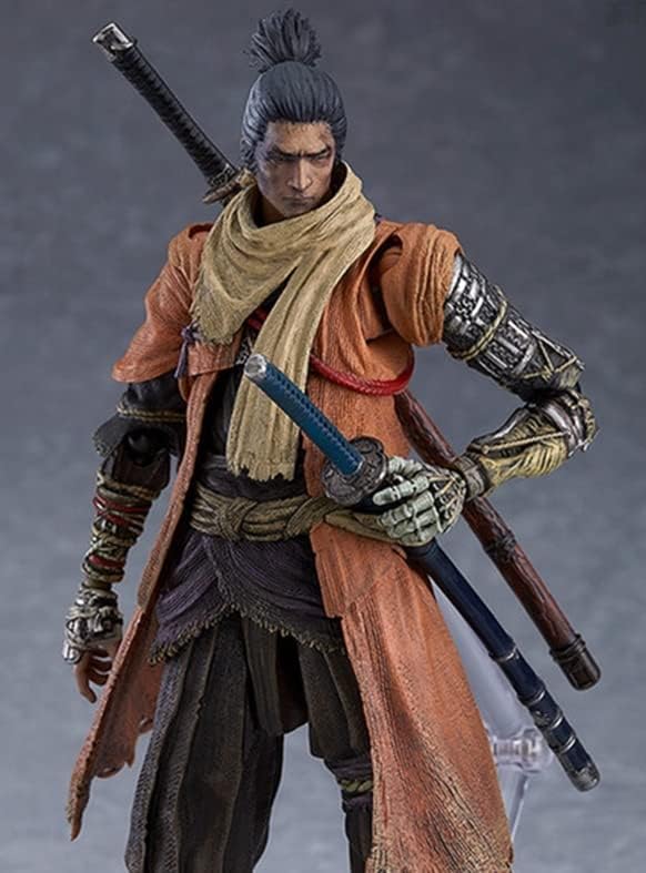 PIRFE Sekiro Shadows Die Twice Figuras de acción 5.9 pulgadas Versión Deluxe Modelo PVC Protección Ambiental Materiales Adornos Regalo