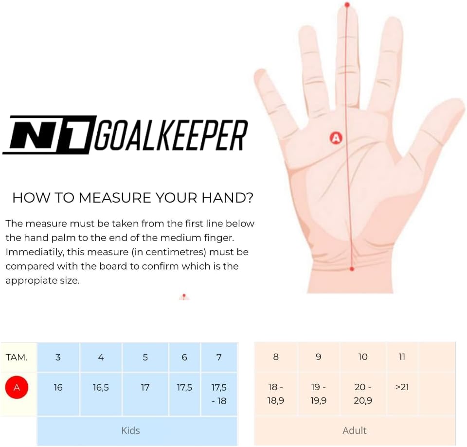 N1 Goalkeeper gloves Horus 2.0 Elite Guantes de fútbol con corte Rollfinger y palma de agarre de contacto de látex alemán. Guantes de portero de