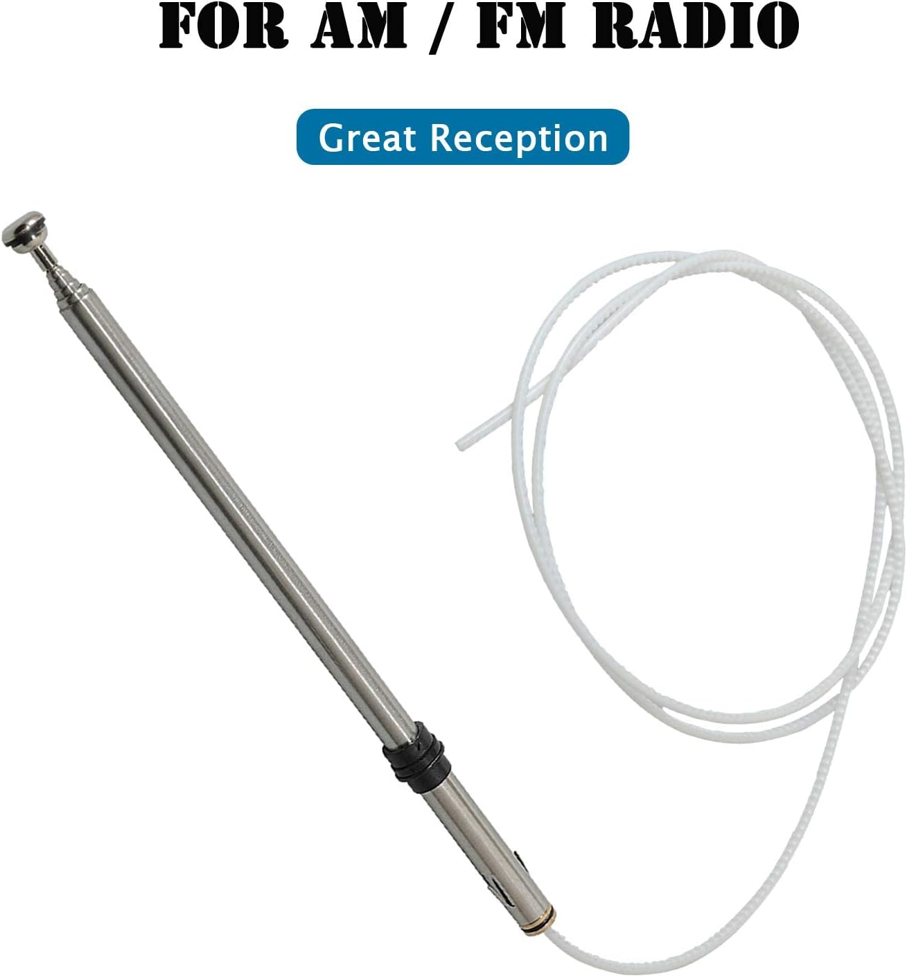 Anina Mástil de antena de alimentación para automóvil compatible con Toyota Camry-Celica-MR2-Vienta-Holden Apollo 1990-1996 para recepción de radio