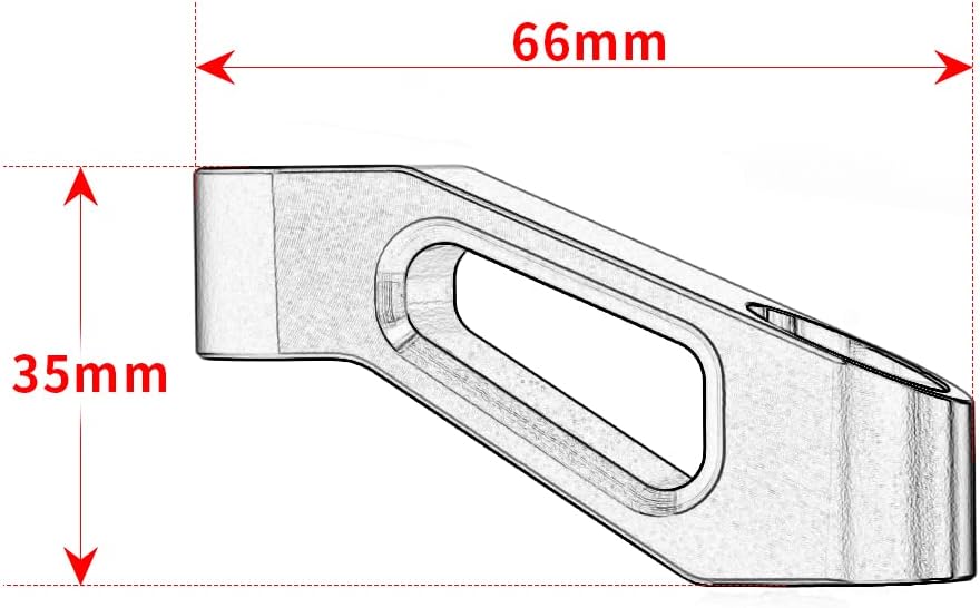 Para Ducati Scrambler 1100 Sport 800 400 1100 Sport Pro Todo el año Motocicleta Retrovisor Elevadores Extensores Scrambler1100 Scrambler Todos los