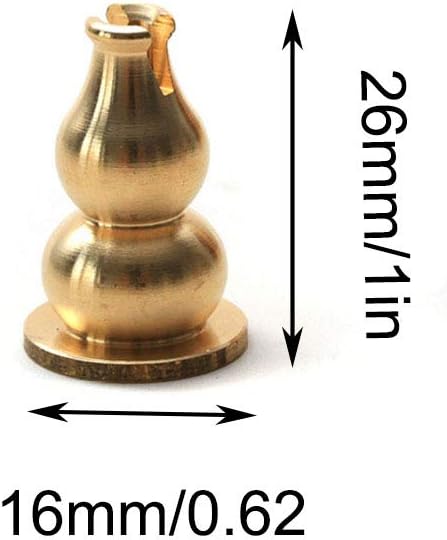 PZRT Quemador de incienso en forma de calabaza, soporte de incienso de latón, soporte de bobina de incienso, soporte para palo de incienso para casa