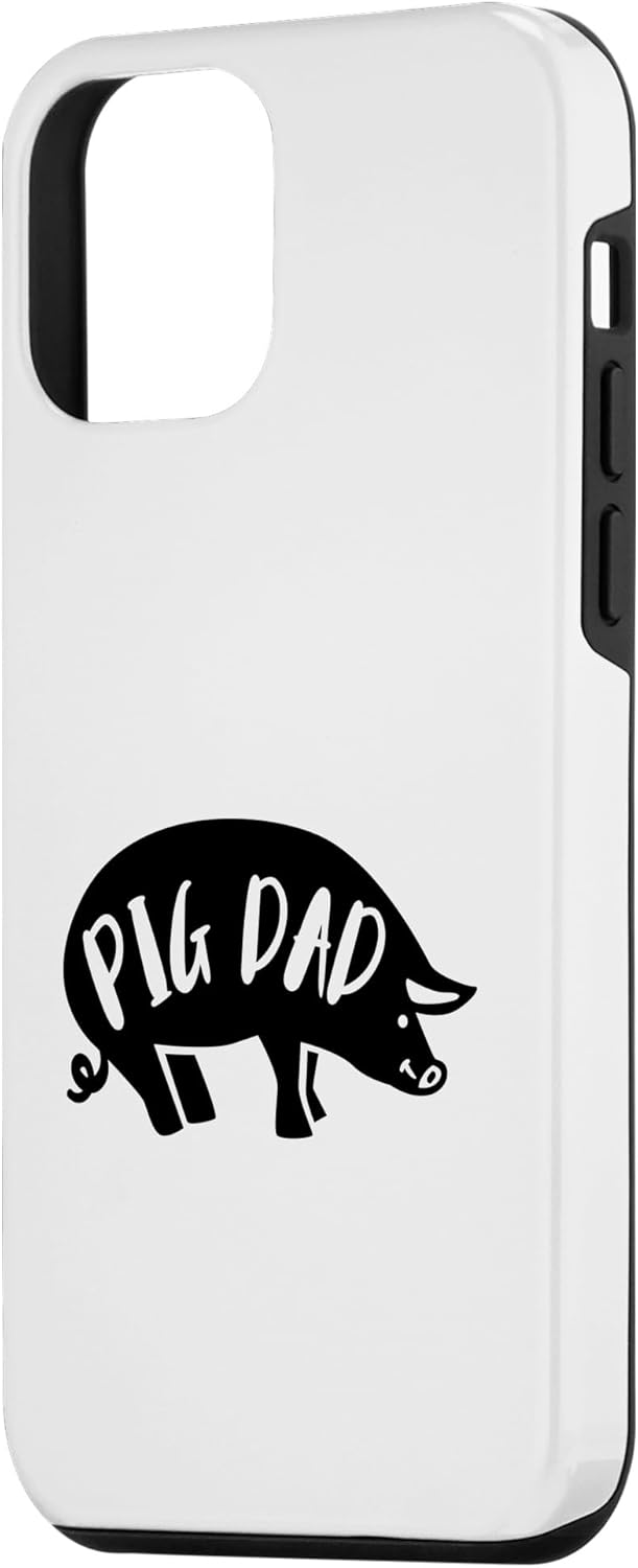 iPhone 12 mini Pig Dad Pig Lover Funny Farmer Case
