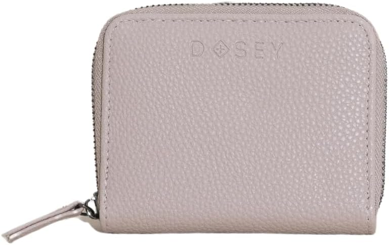 Dosey Wellness Wallet – Organizador de pastillas de viaje y bolsas de píldoras fáciles de deslizar, estuche de píldoras de cuero vegano con 7