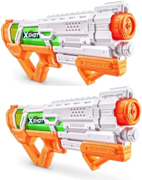 Mejor valor paquete de 2 pistolas de agua de gran tamaño, llena la pistola de agua en 1 segundo. – Pistola de chorro hace que la piscina sea