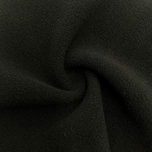 100% tela polar negra ecológica reciclada (doble cara)