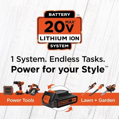Black + Decker – Taladro inalámbrico (20 V MAX)