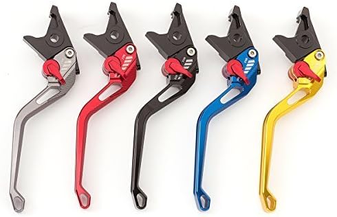 Palancas de embrague de freno ajustables largas CNC Billet compatibles con Royal Enfield Continental GT 535 2013-2018, C5 y B5 2017, 650