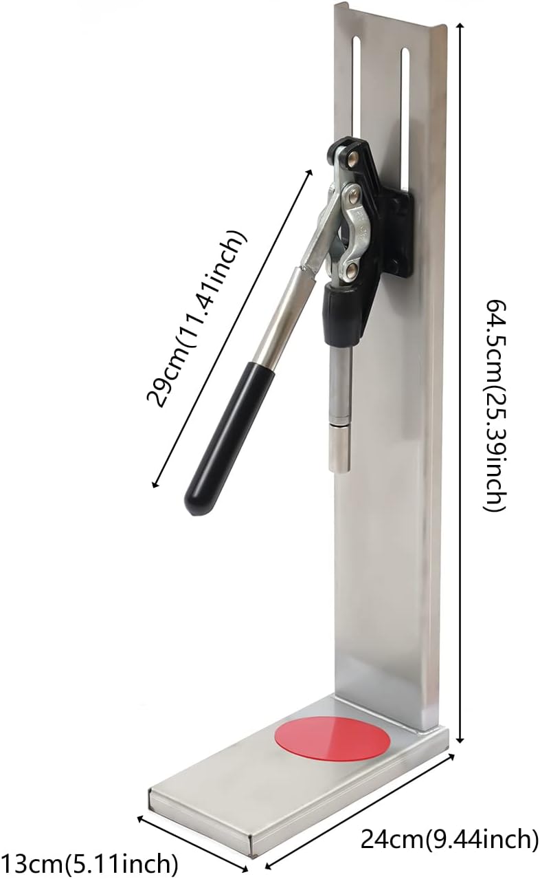 Tapón de botella de vino a presión manual de acero inoxidable, tapón manual de corcho para botella de vino, herramienta de tope de inserción, 2