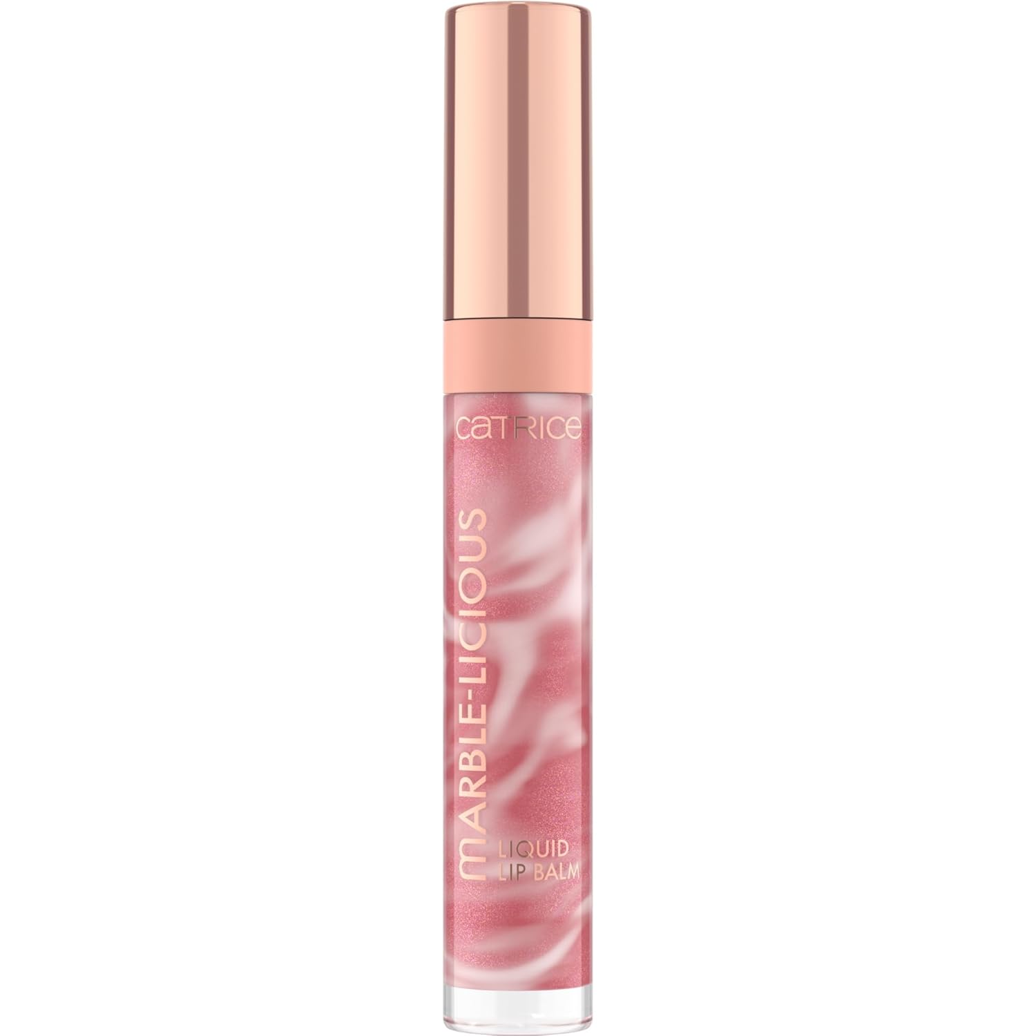 Catrice Bálsamo labial líquido Marble-licious  Nutritivo, hidratante y suavizante con aceite de coco  Acabado brillante, no pegajoso con tinte de