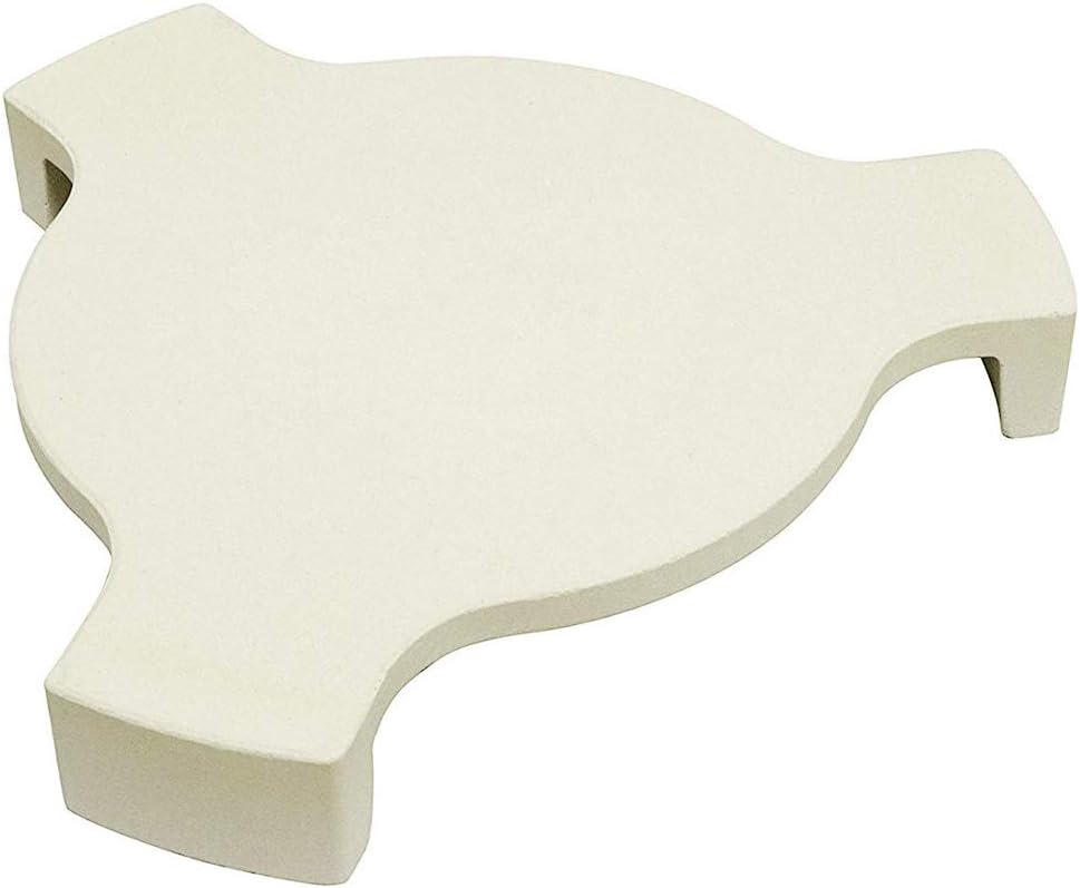 BBQ Future Deflector de calor para huevos verdes grandes, accesorios para colocar platos, piedra para ahumar, piedra de pizza para parrilla grande