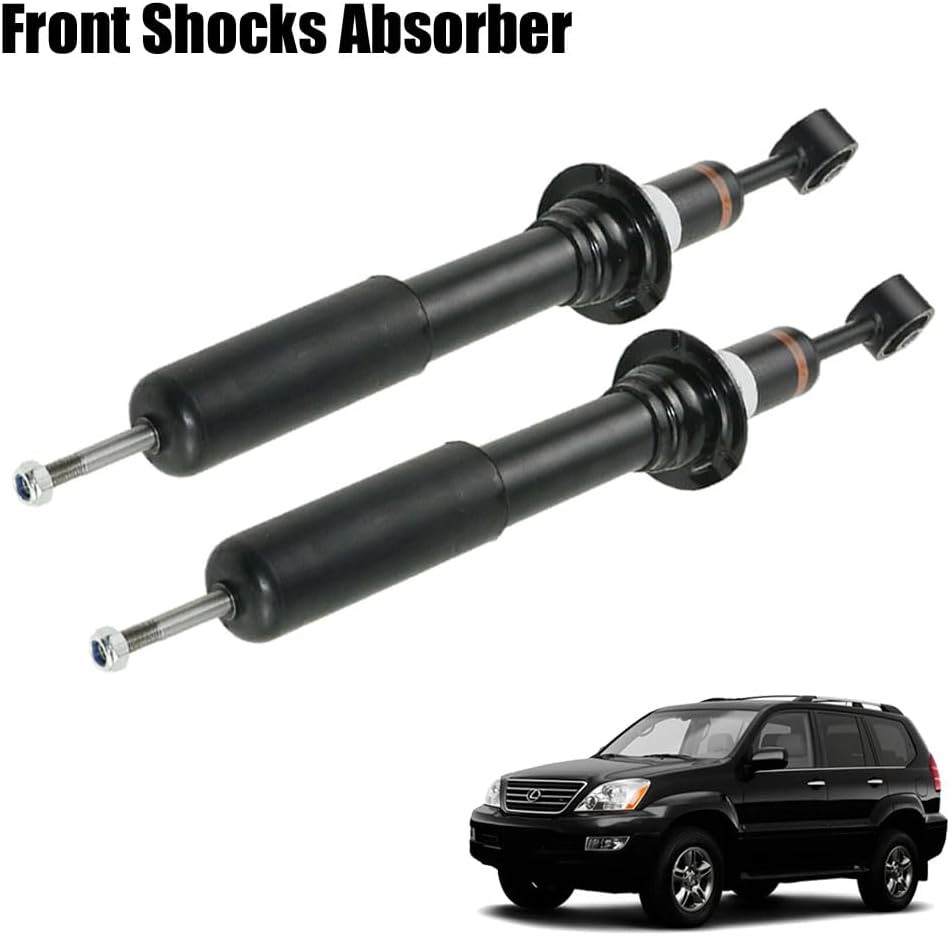 GZYGZAP – 2 amortiguadores delanteros compatibles con Lexus GX470 4.7L, Toyota Land Cruiser Prado 120 2003-2009 2002-2009, OEM # 48510-69195