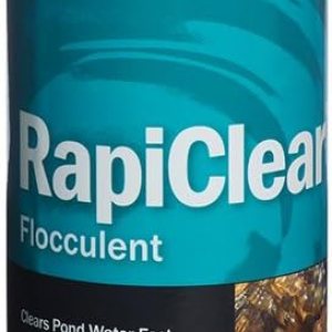 CrystalClear RapiClear Floculante líquido Clarificador de agua de estanque 16 onzas trata hasta 8,000 galones CrystalClear RapiClear Floculante líquido Clarificador de agua de estanque 16 onzas trata hasta 8,000 galones