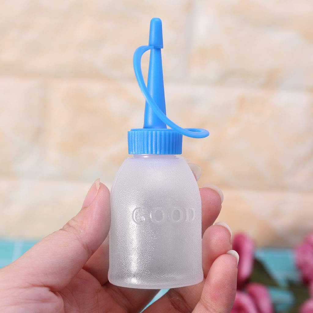 ljhnba Dispensador plástico industrial del jet de la botella del apretón de la salsa de tomate del aceite del gel 1.0 fl oz para Wel dispensador del