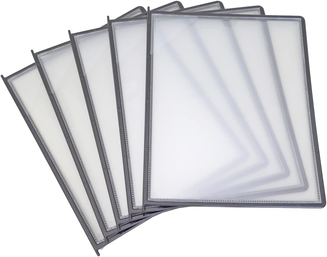 Ultimate Office AdjustaView – Bolsillos de repuesto de fácil carga, solo se adapta a organizadores Ultimate Office AdjustaView (juego de 5 negro)