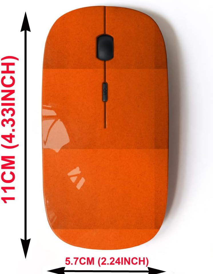 CJCBROES Ratón inalámbrico 2.4G con bonito diseño de patrón para todas las computadoras portátiles y computadoras de escritorio con nano receptor,