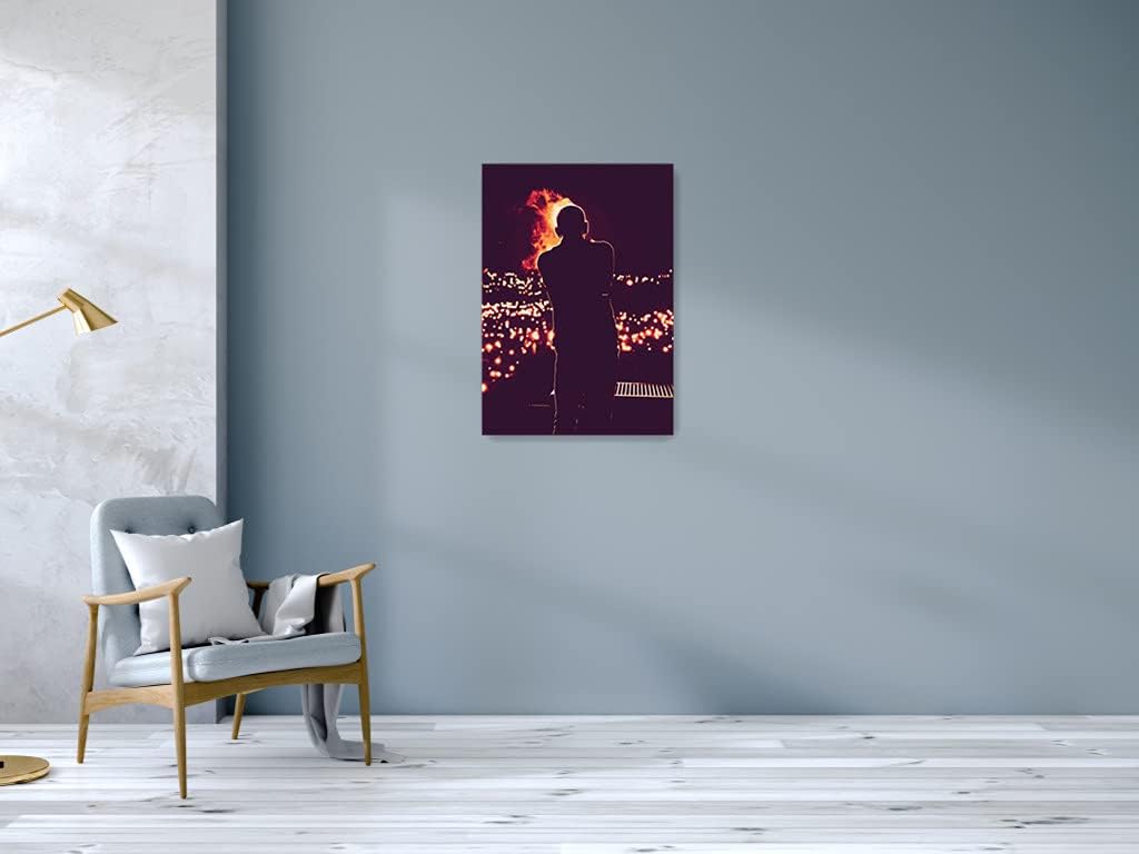 Linkin Park Vocalist – Arte de pared para sala de estar y dormitorio, impresiones sobre lienzo, 1 pieza enmarcada o sin marco, regalo para mujeres y