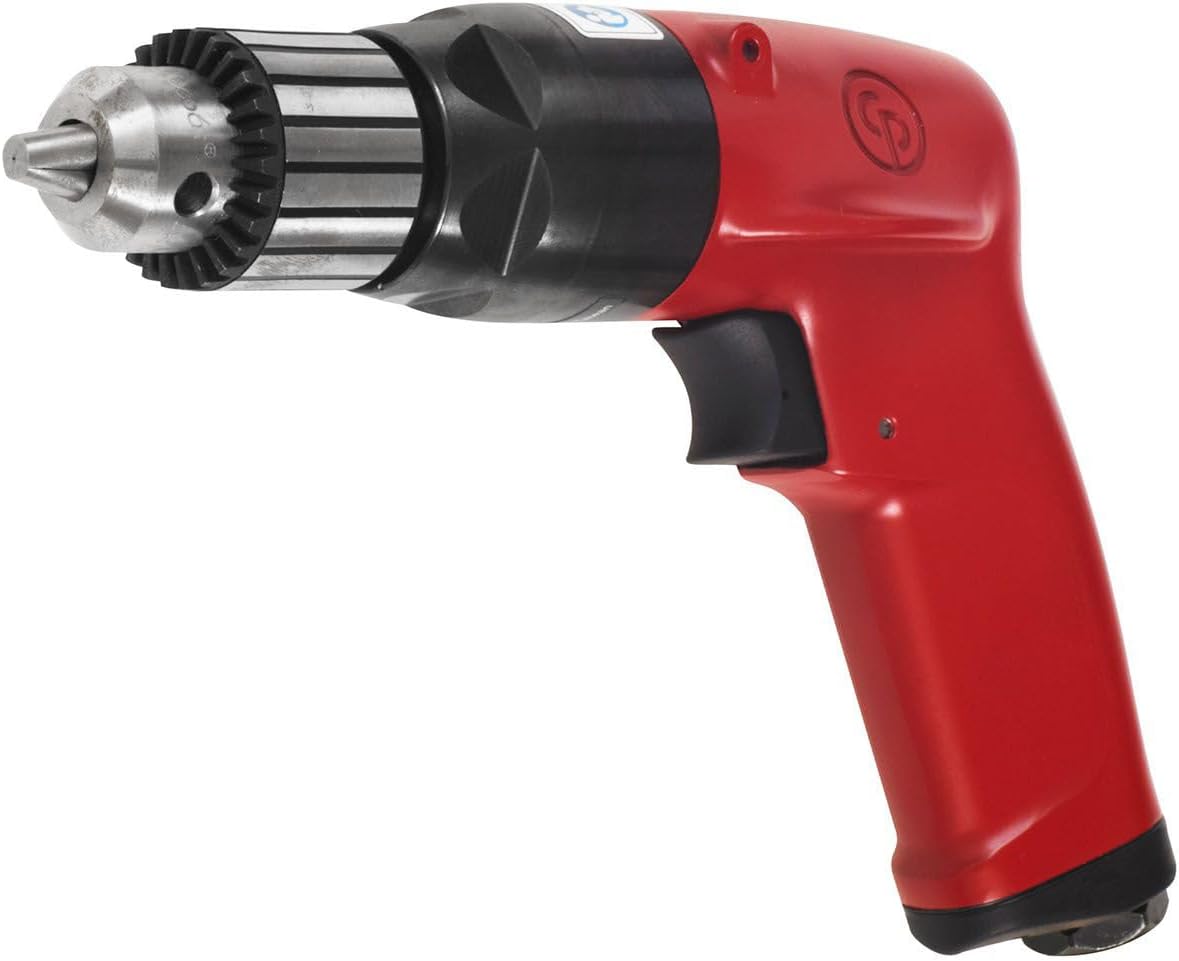 Chicago Pneumatic CP1117P60 – Taladro eléctrico neumático, taladro manual, herramientas eléctricas y mejoras para el hogar, mandril con llave, mango