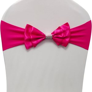 Bandas de elastano para silla de fiesta, lazos de elastano para niñas, cumpleaños, ceremonia romántica, boda, eventos, decoración de sillas, 100 Bandas de elastano para silla de fiesta, lazos de elastano para niñas, cumpleaños, ceremonia romántica, boda, eventos, decoración de sillas, 100