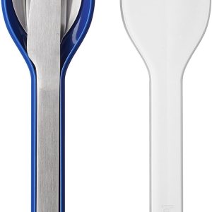 Mepal Juego de cubiertos Ellipse de 3 piezas – Juego de cubiertos para llevar – Consta de un cuchillo, tenedor y cuchara – Juego de cubiertos con Mepal Juego de cubiertos Ellipse de 3 piezas – Juego de cubiertos para llevar – Consta de un cuchillo, tenedor y cuchara – Juego de cubiertos con