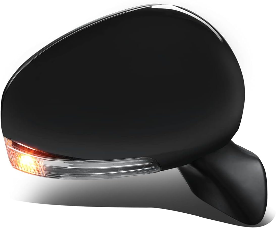 DNA Motoring OEM-MR-TO1321352 Espejo retrovisor calefactable ajustable con calefacción lateral derecho con señal de giro compatible con 15-17 Prius V