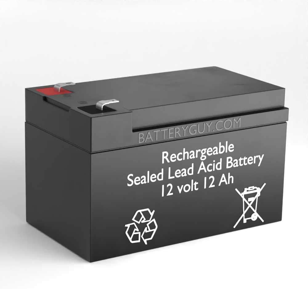 BatteryGuy Go-Go Go – Batería de repuesto para silla Go, 12 V, 12 Ah, equivalente a la marca (recargable), 2 unidades