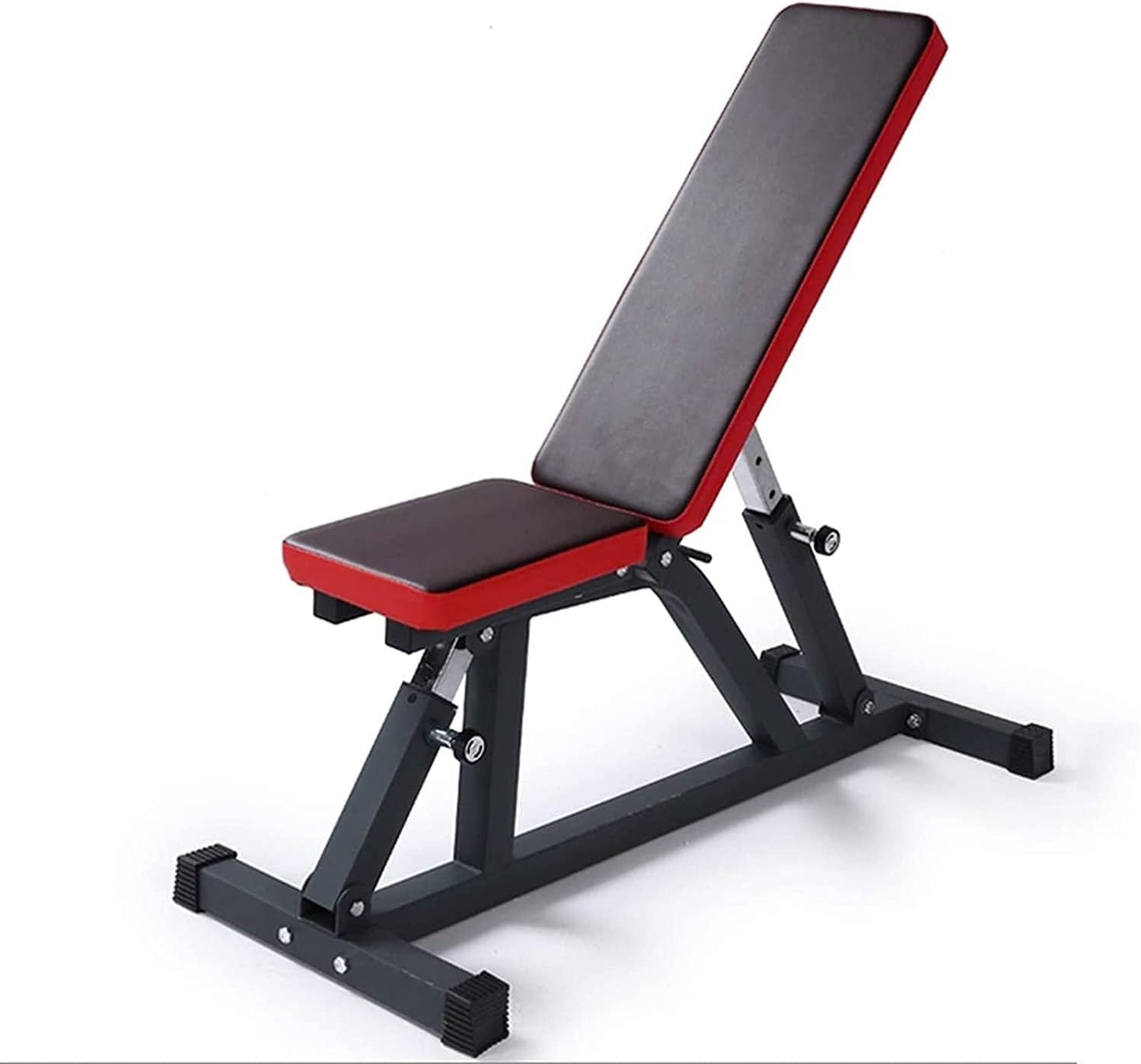 Banco de pesas ajustable, banco de pesas para entrenamiento de cuerpo completo, plegable, plano, inclinadodeclinado, ejercicio multiusos para