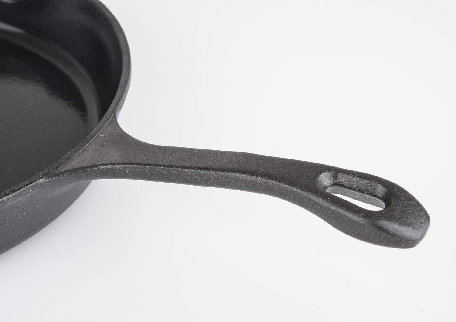 VIKING Esmalte culinario de hierro fundido, sartén de 8 pulgadas, negro (40351-1108)