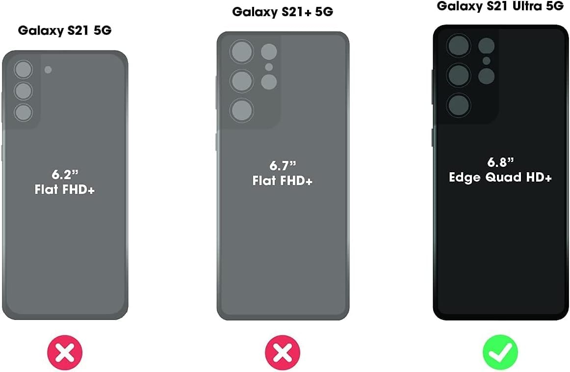 OtterBox Commuter Series – Funda para Samsung Galaxy S21 Ultra 5G (solamente), embalaje no minorista, color negro