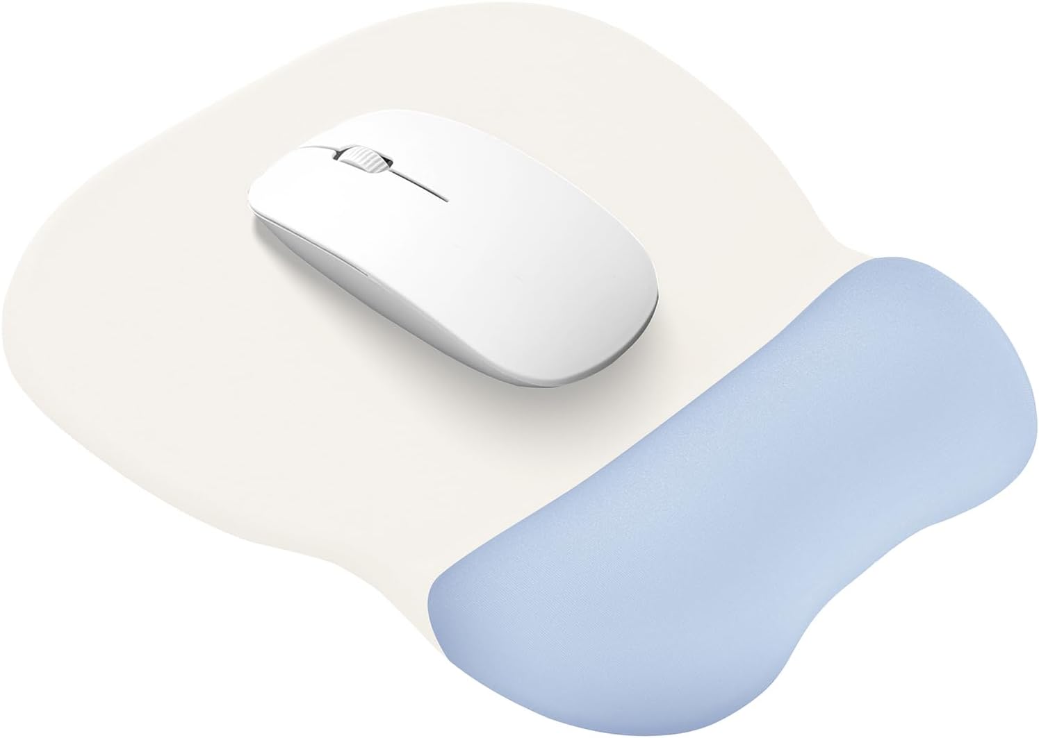 Soqool Alfombrilla de mouse ergonómica con soporte para muñeca, alfombrilla de mouse de gel con reposamuñecas, alfombrilla de mouse para aliviar el