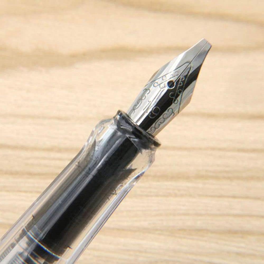 JINGYOU Pluma, pluma de pico de pato, bolígrafos de caligrafía árabe, bolígrafo tibetano, bolígrafo de letras góticas, bolígrafo de cuerpo de flor,