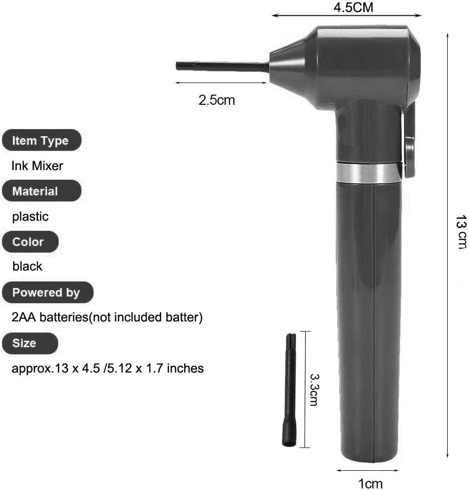 Mezclador de tinta de tatuaje, 100 varillas de mezcla, pigmento eléctrico, maquillaje, cejas, esmalte de uñas, herramienta de suministro de máquina