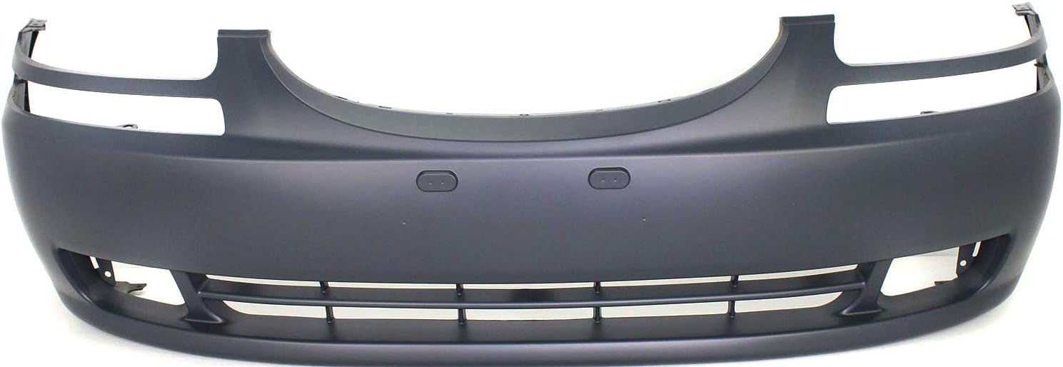 GM1000728C Front Bumper Cover Primed CAPA Replacement For Chevy AVEO  AVEO5 2004 2005 2006 2007 2008 Hatchback (Sedan 2004-2006) With Fog Light