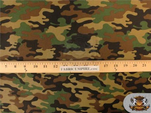 The Yard – Telas de estampado de edredón 100% algodón, 45 pulgadas de ancho, color verde militar