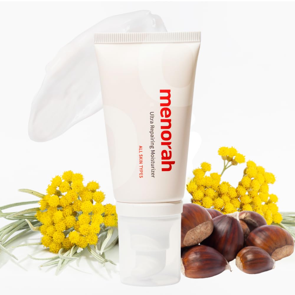 menorah Skincare – Hidratante ultra reparador, textura ligera, alivia la picazón, fortalece la barrera de la piel, con extracto de semilla de