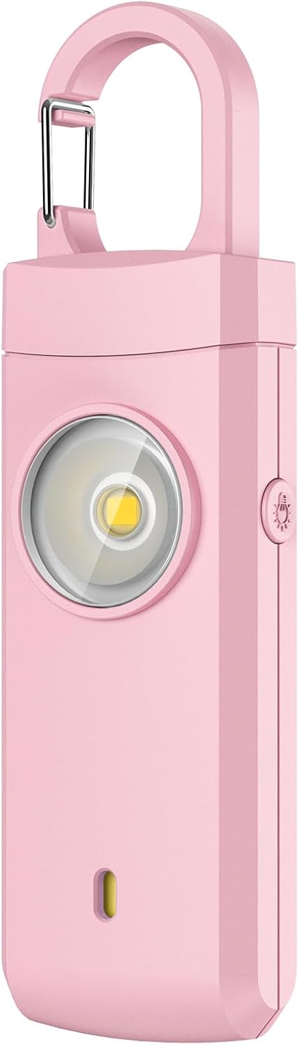 Alarma personal recargable para mujeres, regalos de cumpleaños de Navidad para mujeres, hijas, estudiantes universitarios, adolescentes, ancianos,
