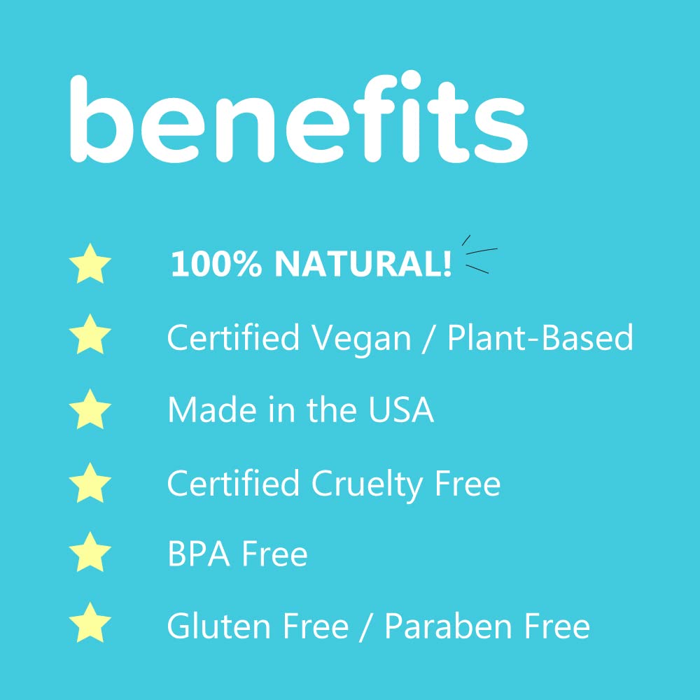 Crazy Rumors Au Naturale – Bálsamo labial sin sabor. 100% natural, vegano, a base de plantas, fabricado en Estados Unidos (paquete de 1)