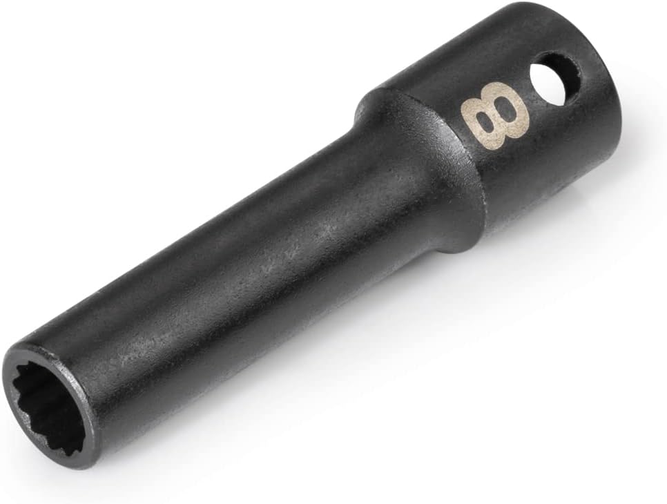 TEKTON Zócalo de impacto de 12 puntos de accionamiento de 38 pulgadas x 0.315 in de profundidad  SID13308