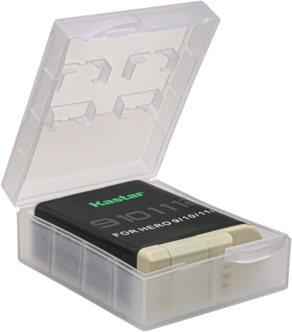 Kastar Paquete de 3 baterías y cargador de pared AC de repuesto para GoPro HERO12 Hero 12 Black Action, GoPro ADDBD-212 ADBAT-001 ADDBD-001 Batería