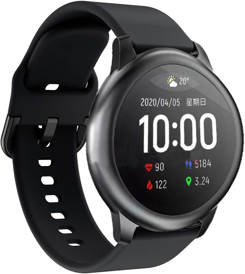 Senter Banda para Xiaomi Haylou solar LS05 banda, 0.866 in silicona suave deporte correa correa compatible con Xiaomi Haylou solar LS05 Smart Watch