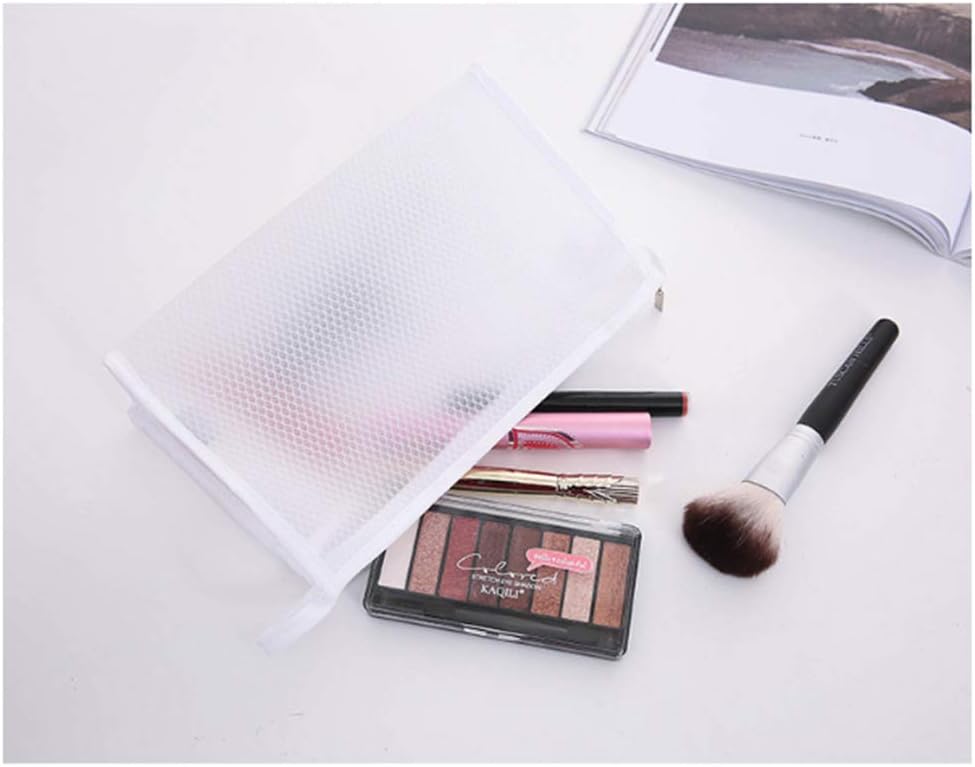 AKOAK Bolsa de maquillaje de viaje de 2 piezas, bolsa de almacenamiento portátil de EVA para necesidades diarias, impermeable, organizador de
