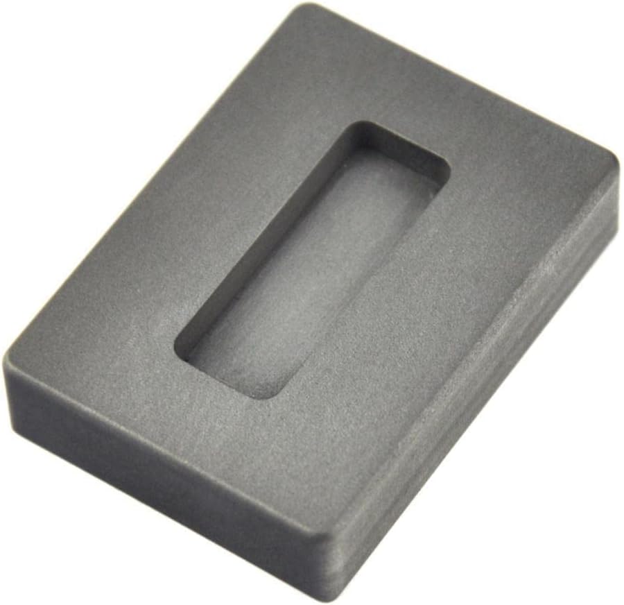 Kit de oro de 1 onza Troy Kat Graphite Lingote Molde de metal fundido de fundición de refinamiento de chatarra para hacer joyas