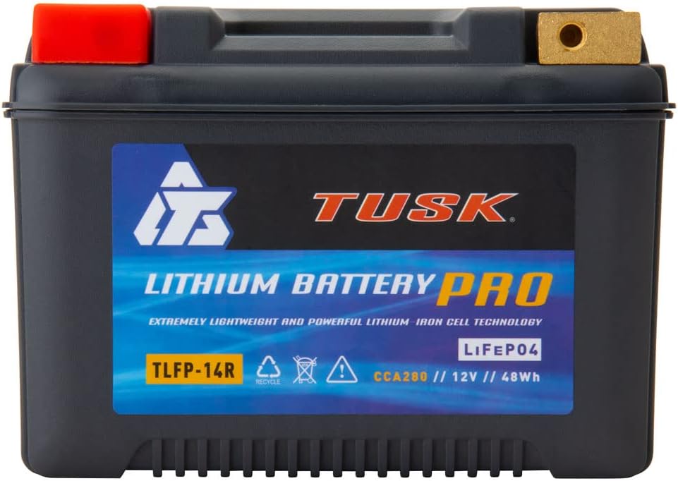 TUSK Batería de litio Pro TLFP-14R para Harley-Davidson V-Rod VRSCA 2002-2006