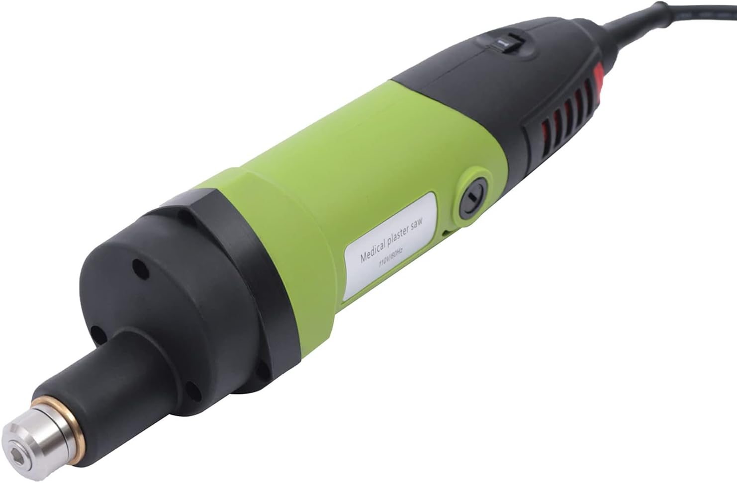 Cortador de yeso médico eléctrico 110V 12500rpmmin Cortador de yeso de alta velocidad ajustable Sierra de yeso con múltiples hojas de sierra,