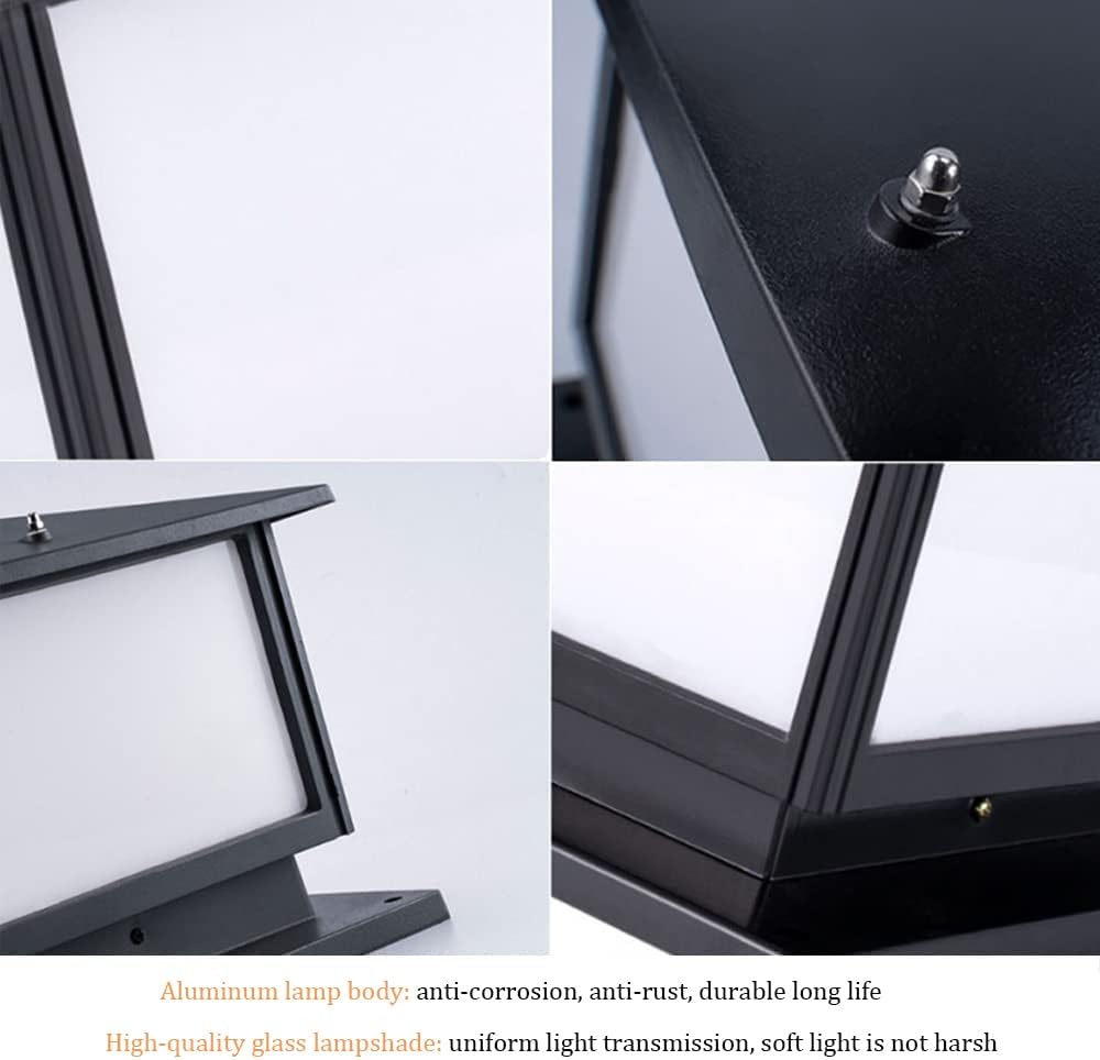 Luz de pilar europea impermeable IP65 para exteriores, estilo vintage, patio, pasillo, césped, columna de luz, villa E27, luz de casquillo de