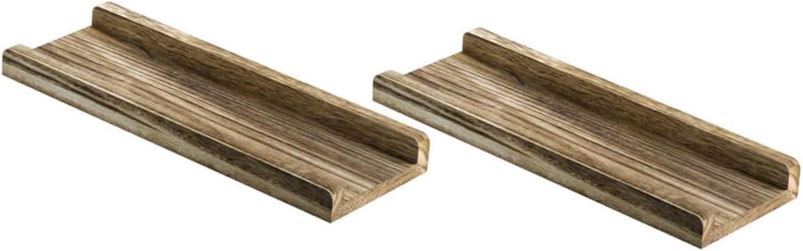 HOOTNEE Marco de pared de partición de una palabra, decoración de madera, estante de pared de madera, decoración de artículos para el hogar, estante
