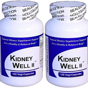 Kidney Well II (120 cápsulas), paquete de 2, espectro completo, mezcla concentrada de extracto de hierbas, suplemento dietético totalmente natural Kidney Well II (120 cápsulas), paquete de 2, espectro completo, mezcla concentrada de extracto de hierbas, suplemento dietético totalmente natural